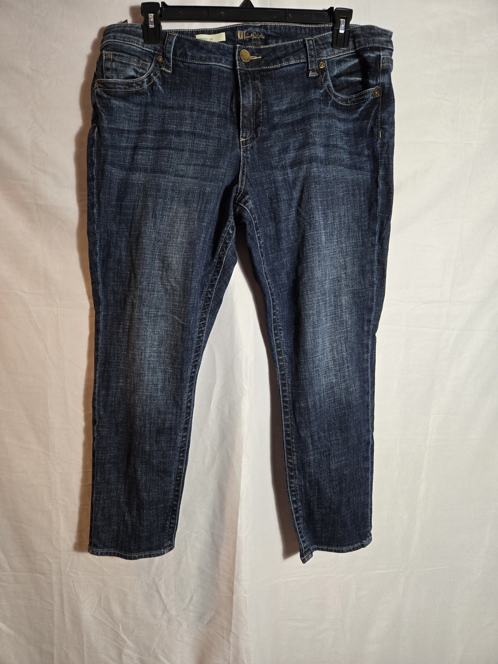 KUT From The KLOTH Classic Dark Wash Women’s Jeans - Blue Straight Leg